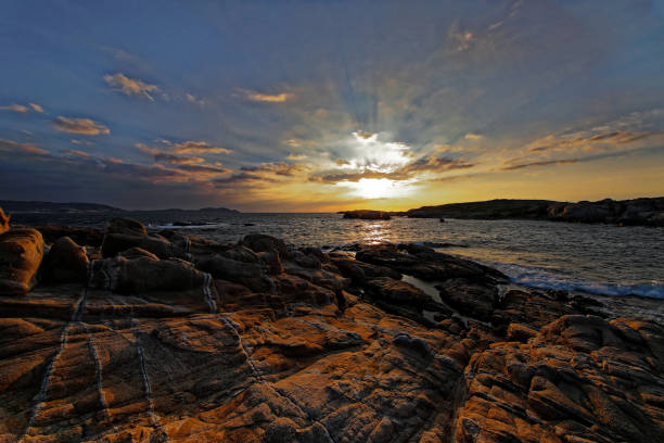 istock Sunset in Punta di Spano, Balagne Corsica 1155860307