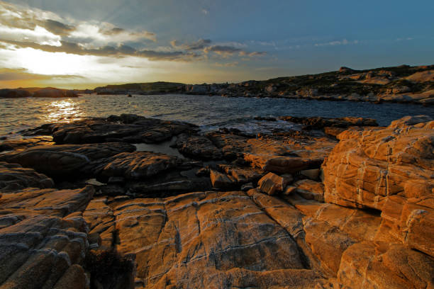 istock Punta di Spano in the Calvi gulf at sunset 1155860809