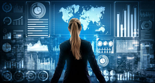istock Big Data Technology for Business Finance Concept. 1155862232