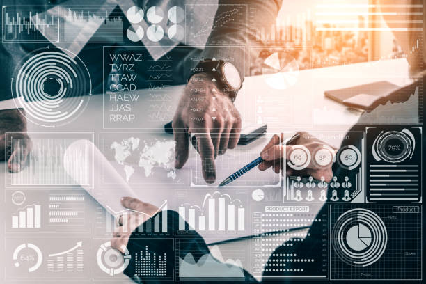 istock Big Data Technology for Business Finance Concept. 1155862262