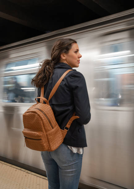 istock Woman waiting for subway 1155862328