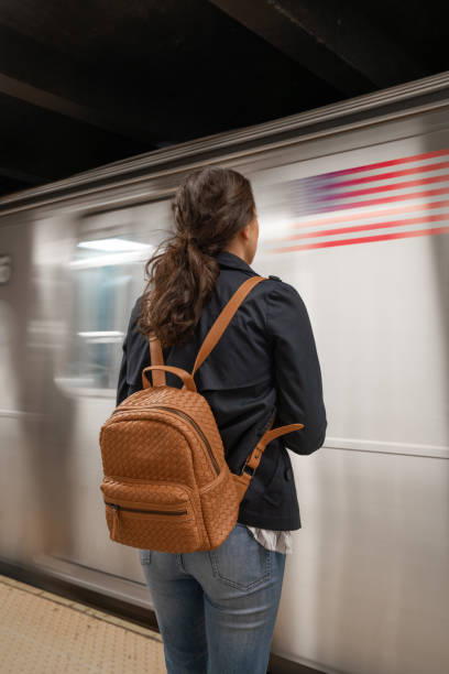 istock Woman waiting for subway 1155862333