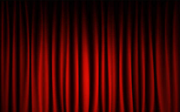 istock Red curtain stage concert show background. Abstract and background wallpaper concept. 1155866731