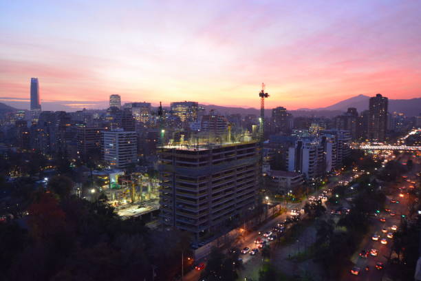 istock city sunset and city lights 1155873468