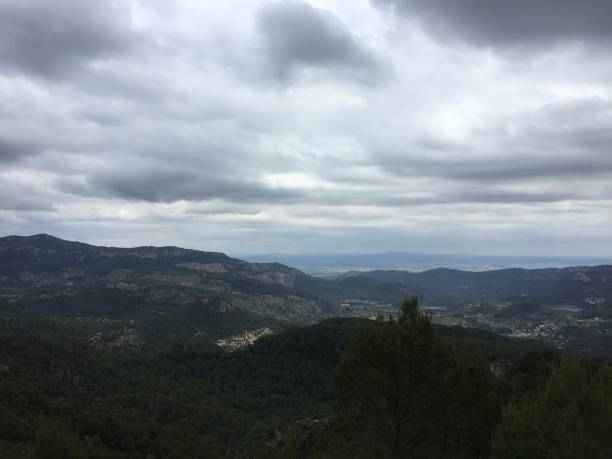 istock Panoramic view of Serra de Tramuntana, Mallorca 1155893655