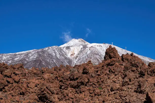 Photo of View of Teide Volcano and beautiful landscape in Teide National Park, Tenerife.