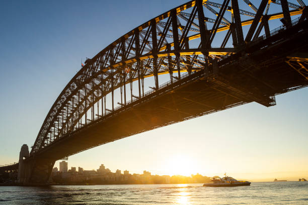 istock Sunrise at Sydney Harbour 1155902058