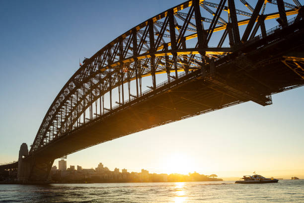 istock Sunrise at Sydney Harbour 1155902079
