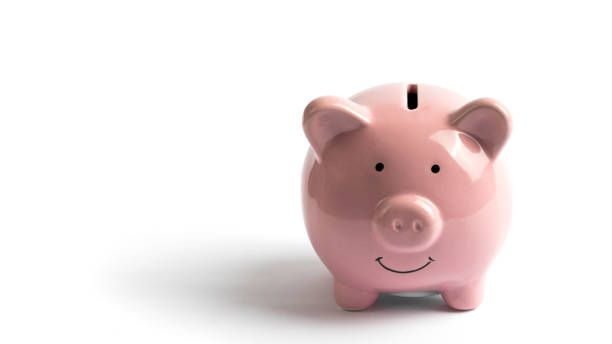 Piggy Bank, concept of savings stock photo