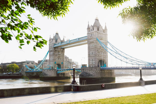 istock Tower Bridge in London at sunrise 1155905809