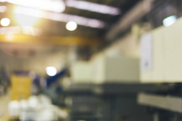 istock Industrial factory abstract blurred background 1155906866