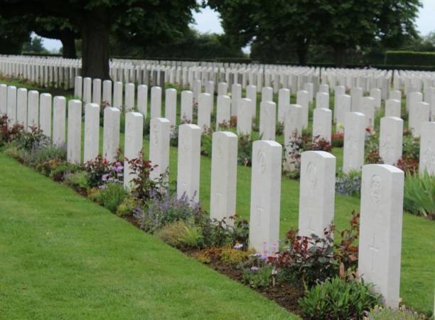 istock The English WW2 cemetery in Bayeux, Normandy 1155907508