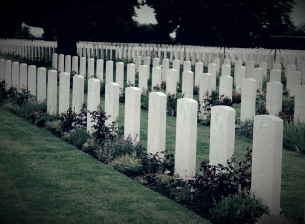 istock The English WW2 cemetery in Bayeux, Normandy 1155907510