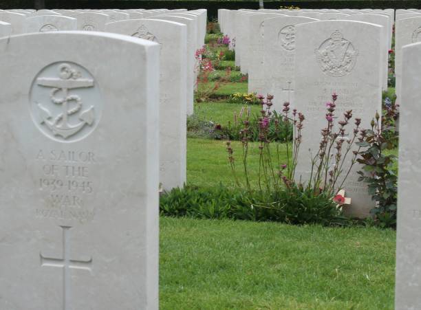 istock The English WW2 cemetery in Bayeux, Normandy 1155907518