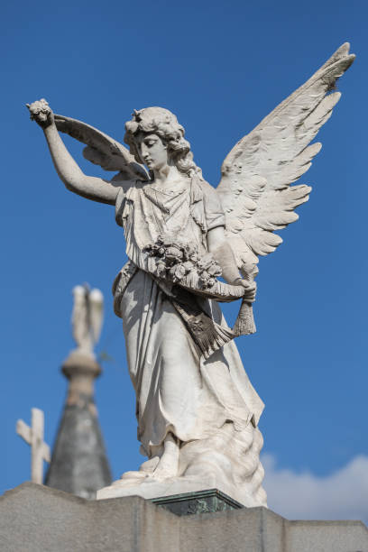 istock Statue of Angel at cemetery 1155910267