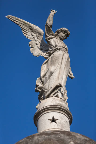 istock Statue of Angel at cemetery 1155910293