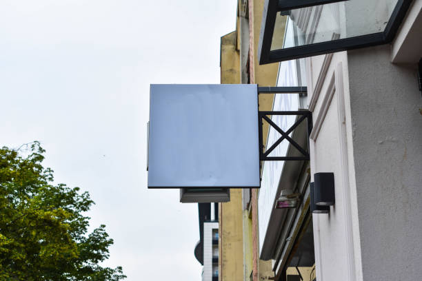 istock Signboard mock up. Photo Blank Signboard. message or advertising 1155911073