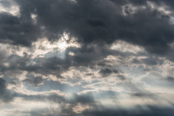 istock Dark Cloudscape with Rays of Light 1155913760