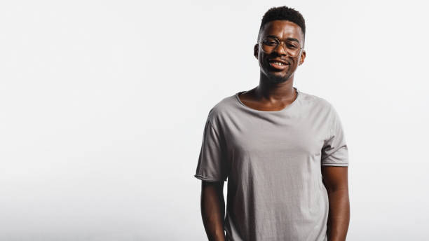 istock Young african male with eyeglasses 1155916553