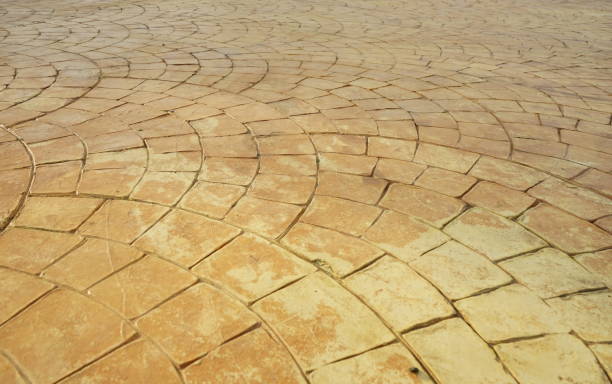 istock Stamped Concrete or cement flooring 1155923246