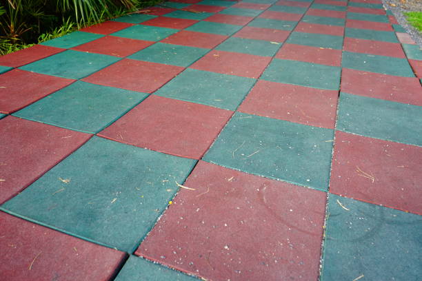istock Rubber Mat on a Children's Playground 1155924523