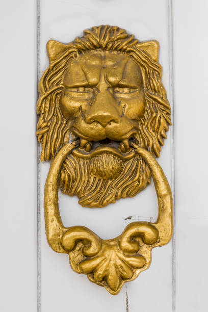 istock Copper Lion door bell 1155928064