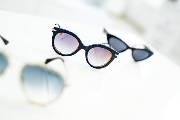istock Women's sunglasses in a store. 1155929387