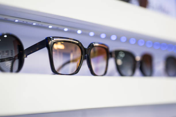 istock Women's sunglasses in a store. 1155930045