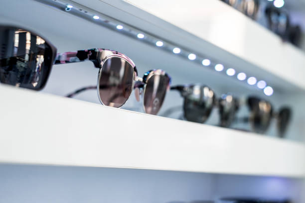istock Women's sunglasses in a store. 1155931994