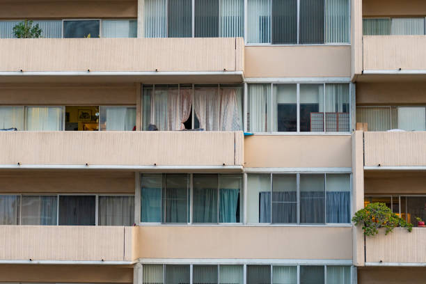 istock Urban housing condominiums apartment high rises 1155933276