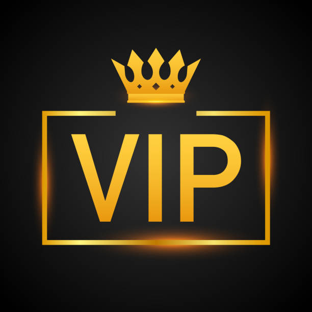 Golden symbol of exclusivity, the label VIP with glitter. Very important person - VIP icon on dark background Sign of exclusivity with bright, Golden glow. Vector stock illustration. Golden symbol of exclusivity, the label VIP with glitter. Very important person - VIP icon on dark background Sign of exclusivity with bright, Golden glow. Vector illustration. dental gold crown stock illustrations