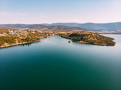 Small Aegean Town Iasos at Turkey