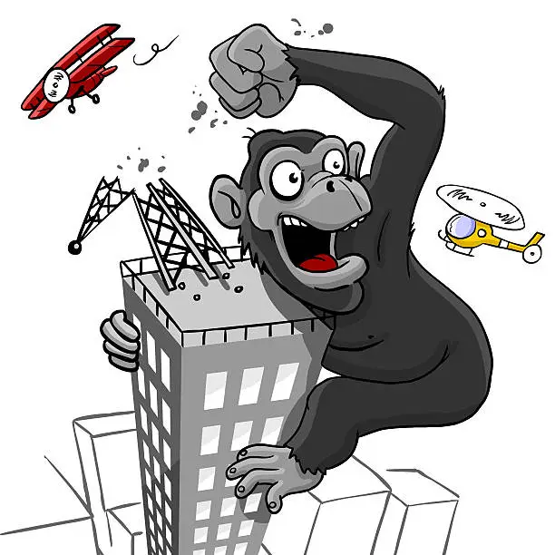 Vector illustration of Kong