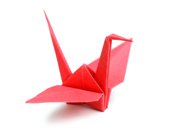 istock A Red origami crane bird 1155943234