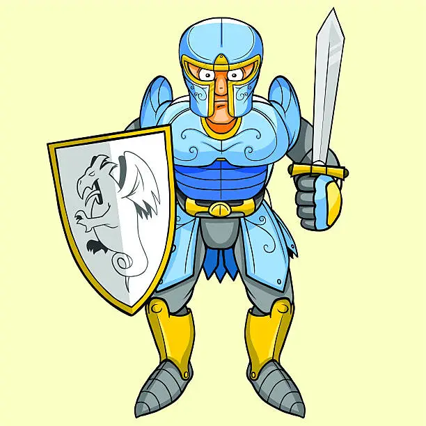 Vector illustration of Knight