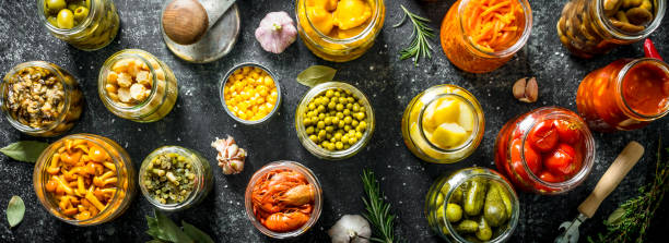 istock Homemade pickled food. 1155945130