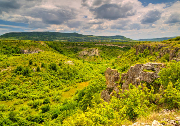 istock Beautiful landscape in mountain range 1155952387
