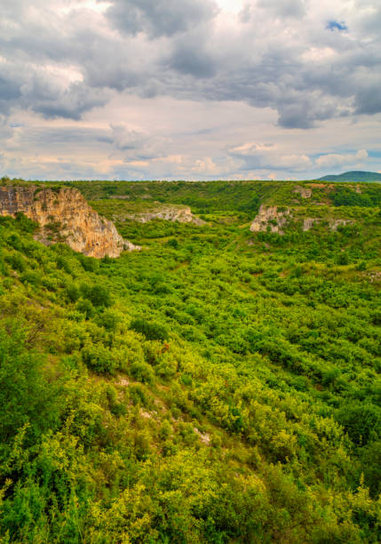 istock Beautiful landscape in mountain range 1155952510