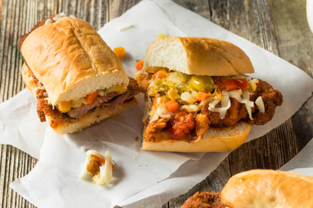 istock Homemade Breaded Chicago Steak Sandwich 1155955806