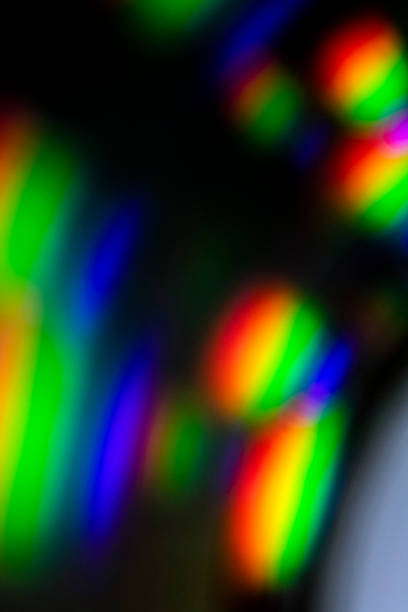 istock Futuristic Science Fiction Rainbow Holographic Background Compact Disc 1155957830