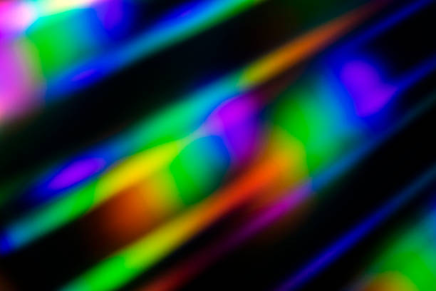 istock Futuristic Science Fiction Rainbow Holographic Background Compact Disc 1155958469