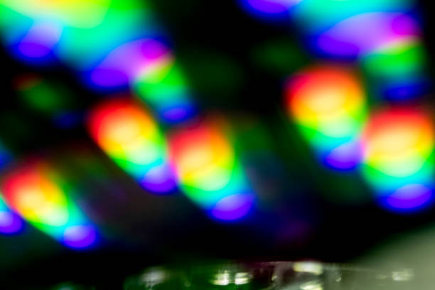 istock Futuristic Science Fiction Rainbow Holographic Background Compact Disc 1155959436