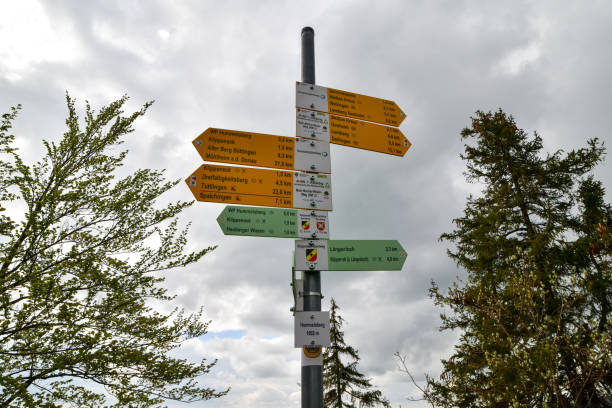 istock Signpost in the Swabian Alps, Germany. 1155959625