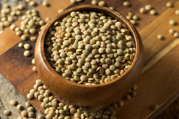 istock Dry Organic Green Lentils 1155960529