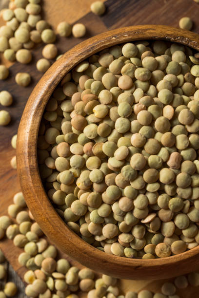 istock Dry Organic Green Lentils 1155960619