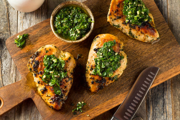 istock Homemade Grilled Chimichurri Chicken Breast 1155961744