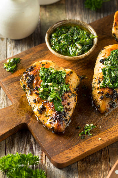 istock Homemade Grilled Chimichurri Chicken Breast 1155961864