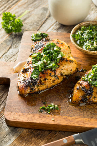 istock Homemade Grilled Chimichurri Chicken Breast 1155962503
