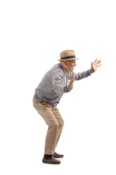 istock Senior man gesturing a defense position 1155962635