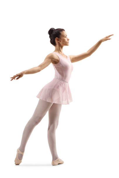istock Young graceful ballerina dancing 1155962750